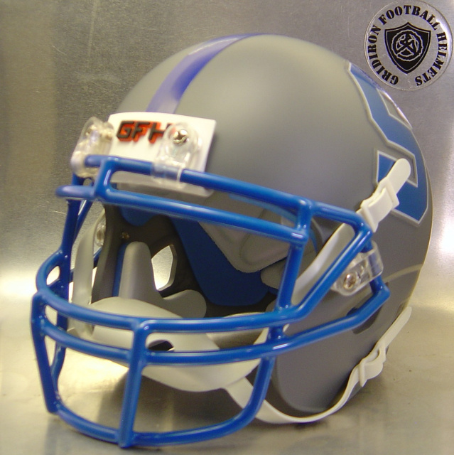 Savannah Blue Jackets HS 2017 (GA) Dark Matte Gray Helmet